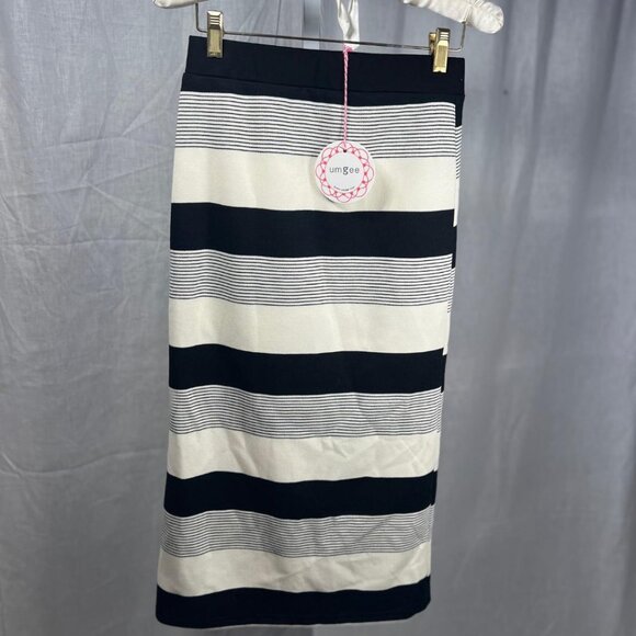 Umgee Dresses & Skirts - NWT Umgee Midi Length Striped Skirt in Black/Cream - Size S